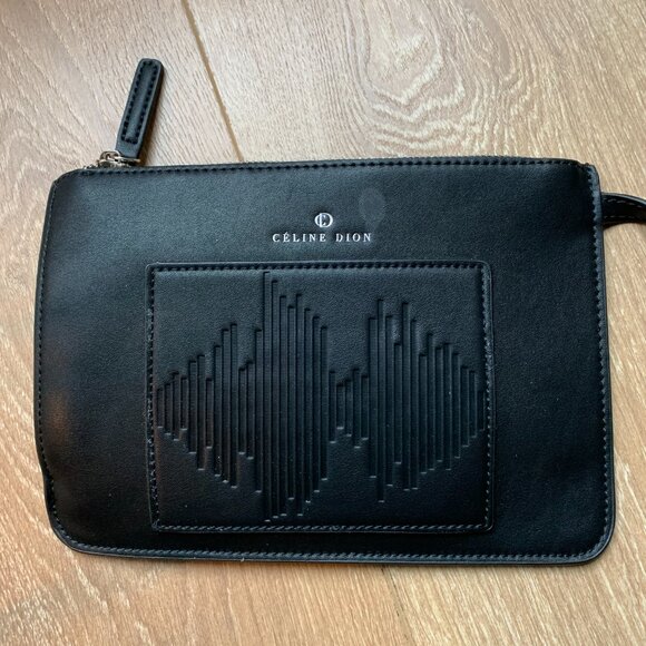 Céline Dion black Tote bag with a little pocket - Picture 9 of 11